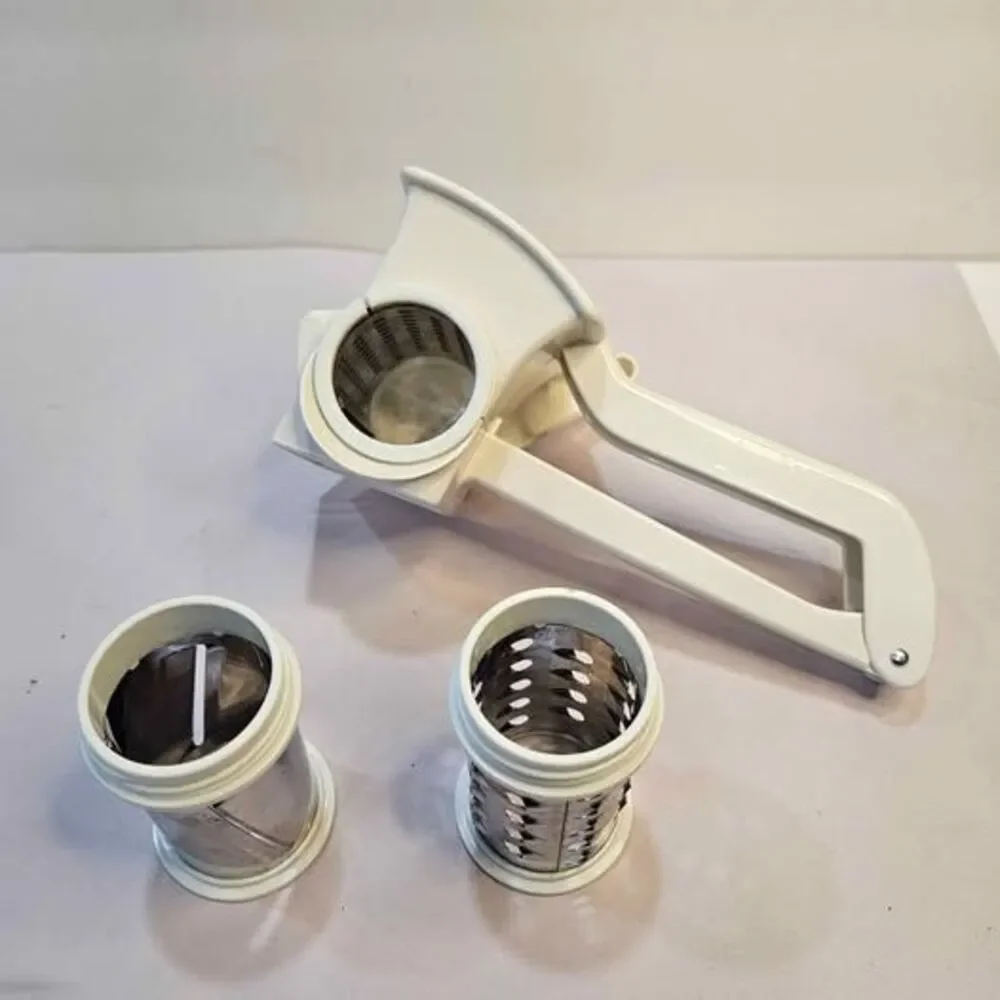 Rotary Grater with 2 Interchangeable Drums